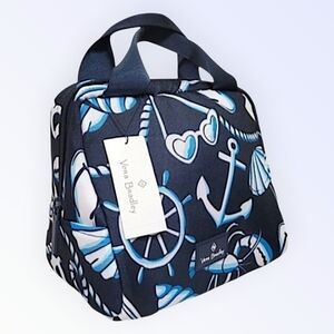 Vera Bradley Nautical Themed Lunch Tote Insulated Cooler Bag